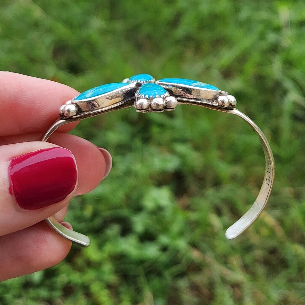 Turquoise Cross Cuff - Picture 6 of 10